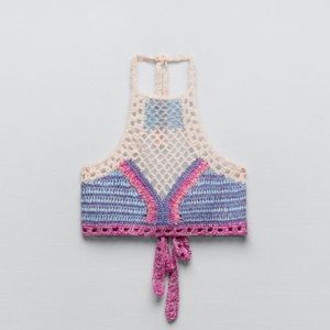 Zara Crochet Crop Top